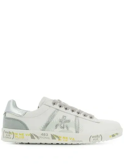 White Premiata Low Top Andy Sneakers In White