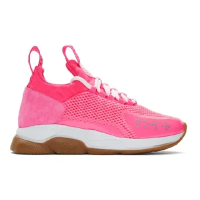 Versace Pink Cross Chainer Sneakers