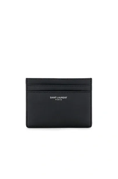 Saint Laurent Card Holder In Black