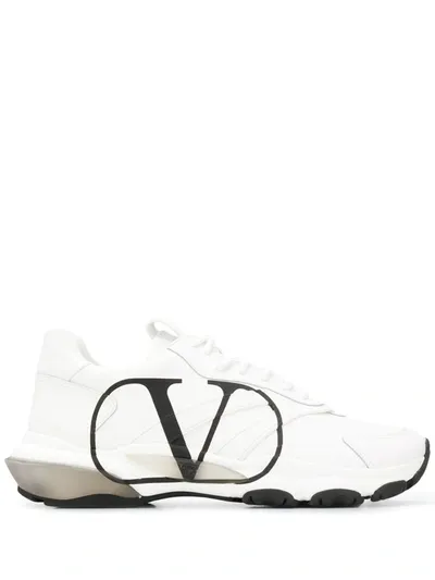 Valentino Garavani Vlogo Sneakers In White