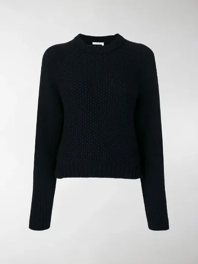 Chloé Tied Sleeve Detail Jumper In Blue