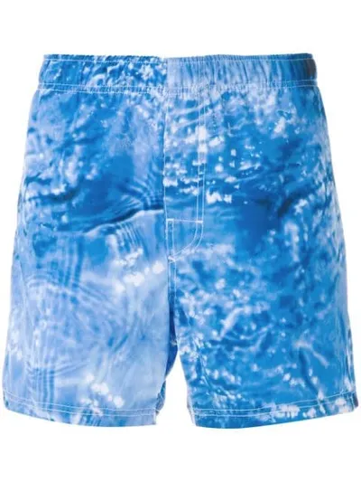 Osklen Printed Shorts In Blue