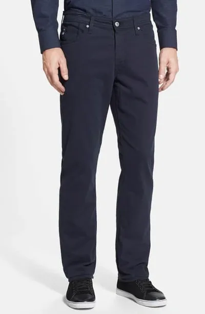 Ag Graduate Sud Slim Straight Leg Pants In Navy