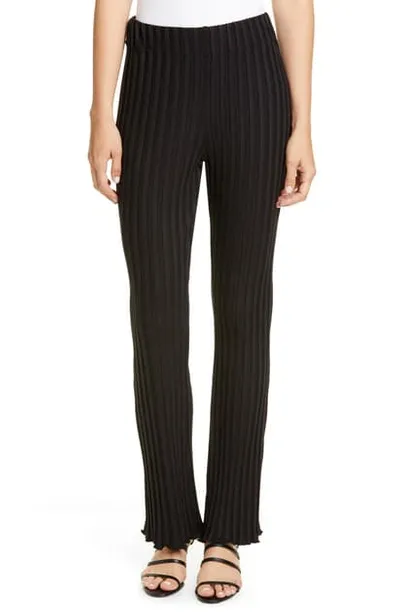 Simon Miller Black Rib Cyrene Lounge Pants