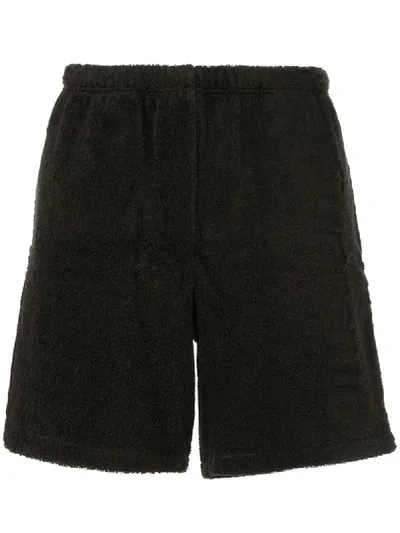 Supreme Terry Logo Shorts In Black