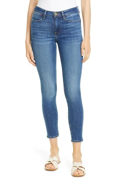 Frame Le High Skinny Distressed High-rise Skinny Jeans In Dublin