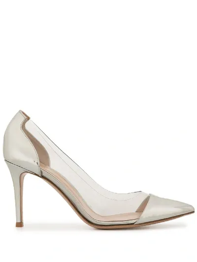 Gianvito Rossi Stiletto Pumps In Silver