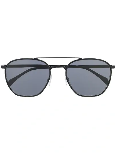 Hugo Boss Aviator Frame Sunglasses In Black