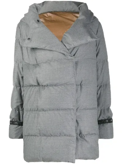 Eleventy Padded Puffer Jacket In Grey