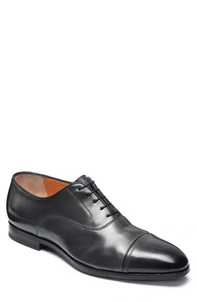 Santoni Business Shoes Oxford 12474 In Black