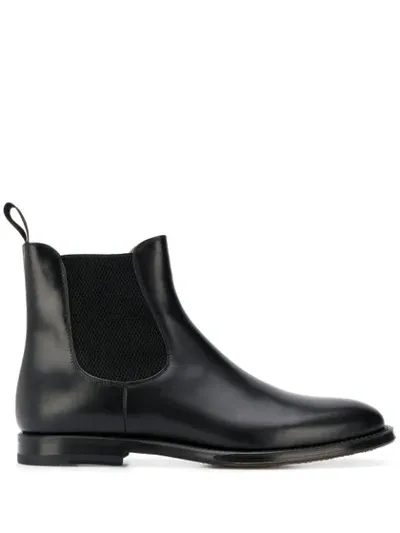 Scarosso Boots Giancarlo In Black Calf