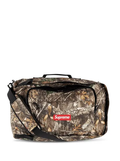 Supreme Logo Duffle Bag In Multicolour