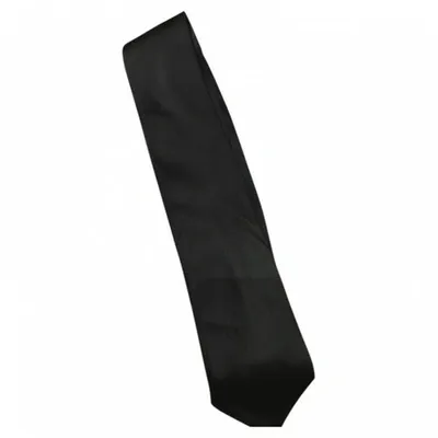 Pre-owned Lanvin Tie In Black