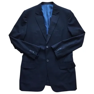 Pre-owned Gucci Jacket In Navy