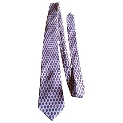 Pre-owned Lanvin Tie In Camel