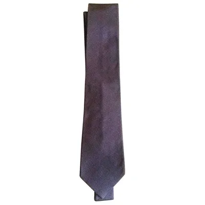 Pre-owned Dior Tie In Brown