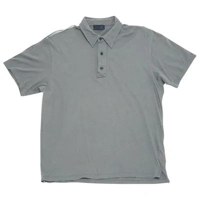 Pre-owned Lanvin Polo Shirt In Khaki