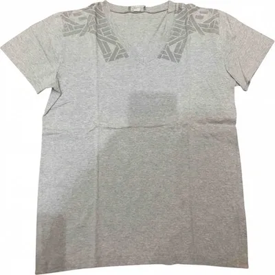 Pre-owned Dior Grey Cotton T-shirt