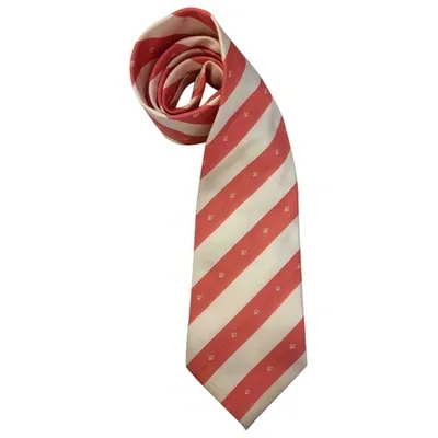 Pre-owned Loewe Silk Tie In Multicolour