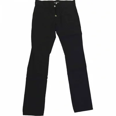 Pre-owned Dolce & Gabbana Trousers In Black