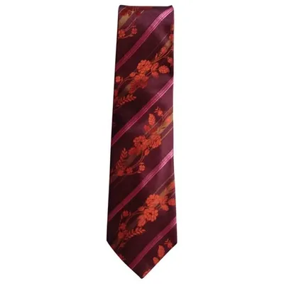 Pre-owned Kenzo Silk Tie In Multicolour