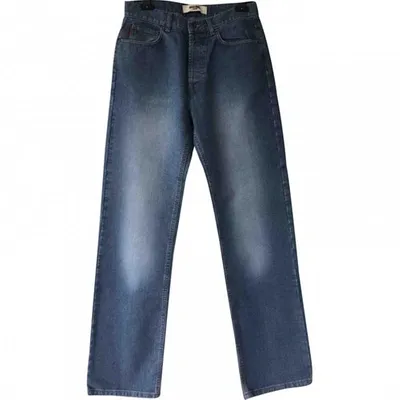 Pre-owned Moschino Blue Cotton Jeans