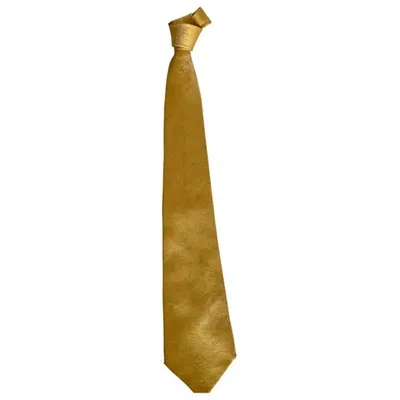 Pre-owned Loewe Silk Tie In Yellow