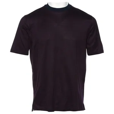 Pre-owned Lanvin Navy Cotton T-shirt