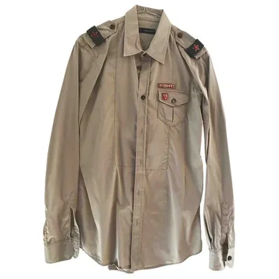 Pre-owned Dsquared2 Shirt In Beige