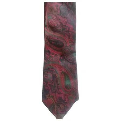 Pre-owned Giorgio Armani Silk Tie In Multicolour