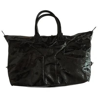 Pre-owned Saint Laurent Black Patent Leather Handbag