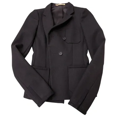 Pre-owned Balenciaga Black Wool Jacket