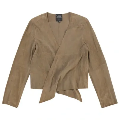 Pre-owned Swildens Beige Suede Jacket