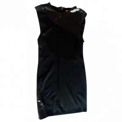 Pre-owned Alice And Olivia Black Synthetic Dress