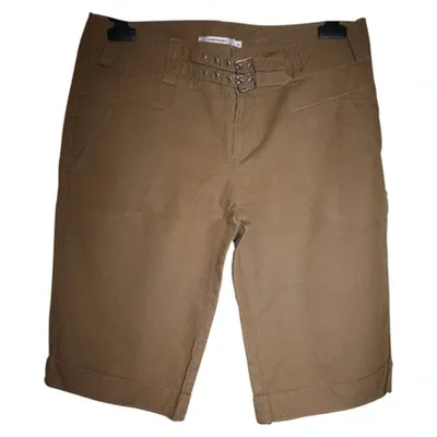 Pre-owned Comptoir Des Cotonniers Brown Cotton Shorts