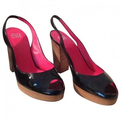 Pre-owned Sergio Rossi Leather Heels In Black