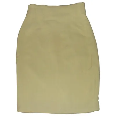 Pre-owned Dior Green Wool Skirt