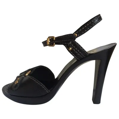 Pre-owned Chloé Black Leather Sandals