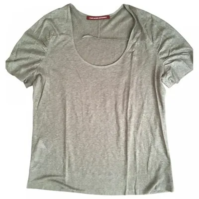 Pre-owned Comptoir Des Cotonniers Beige Linen Top