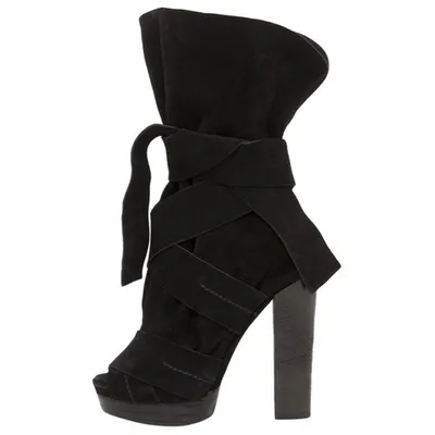 Pre-owned Chloé Black Suede Boots