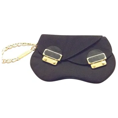 Pre-owned Gianvito Rossi Black Clutch Bag