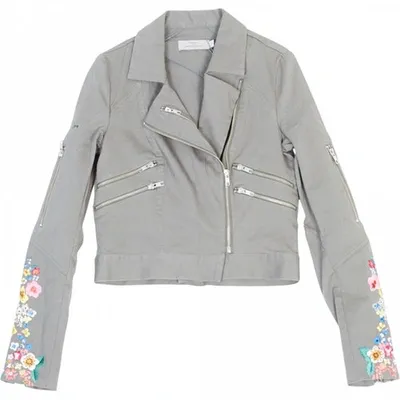 Pre-owned Preen By Thornton Bregazzi Grey Cotton Jacket