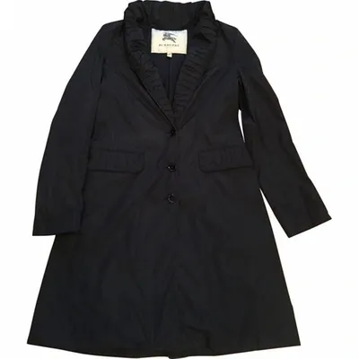 Pre-owned Burberry Black Trench Coat