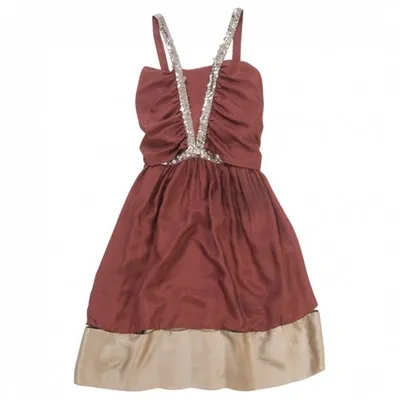 Pre-owned Robert Rodriguez Dress In Brown