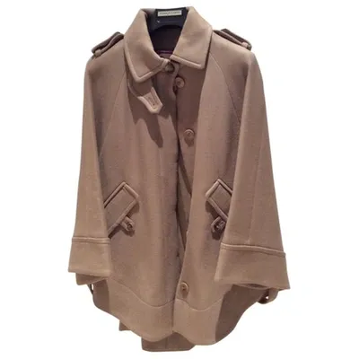 Pre-owned Comptoir Des Cotonniers Camel Wool Jacket