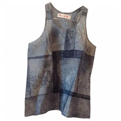 Pre-owned Marni Tank Top In Grey