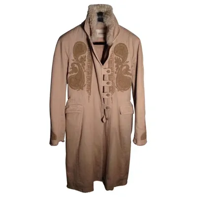 Pre-owned Ermanno Scervino Beige Cotton Coat