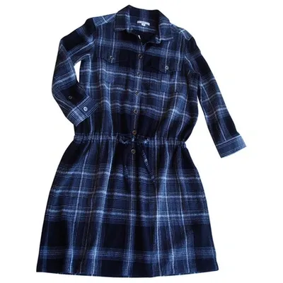 Pre-owned Burberry Tartan Dress In Grey