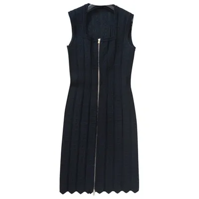 Pre-owned Alaïa Mid-length Dress In Black