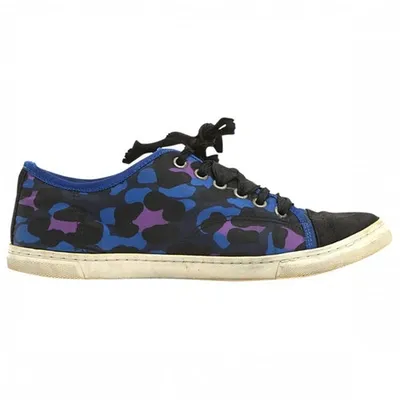 Pre-owned Lanvin Sneakers In Blue